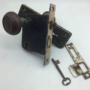 Vintage Door Knob and Lock Set